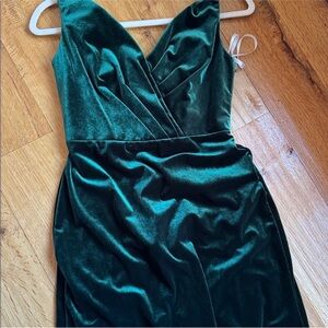 Vow’d Hunter Green Wedding Dress